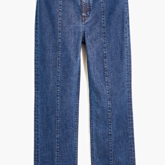 Madewell Blue High Rise Jeans slim Demi -boot - Picture 5 of 10